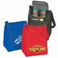 Insulated Poly Lunch Bag Cooler w/ Front Pocket